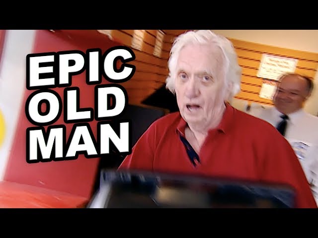 EPIC OLD MAN Pranks Young People | Just For Laughs